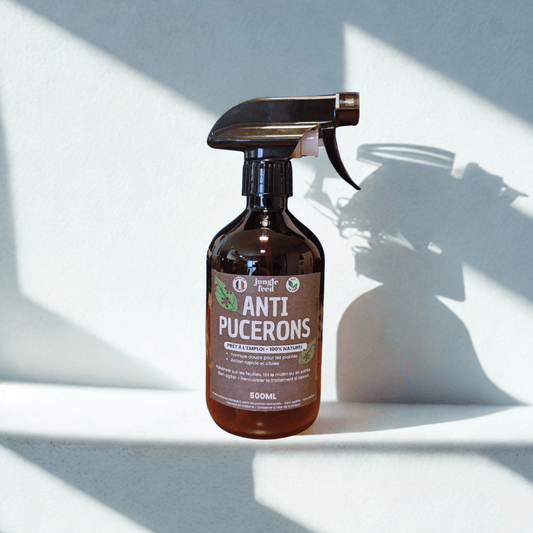 Anti - Pucerons Naturel Spray 500ml - 100% Végétal Fabriqué en Ardèche | Jungle Feed - Jungle Feed