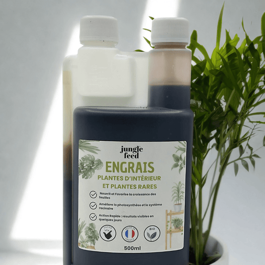 Engrais Plantes d'Intérieur et Plantes Rares 500ml - Utilisable en Agriculture Biologique | Jungle Feed - Jungle Feed