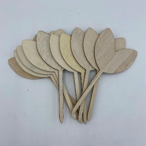 Étiquettes bois forme papillon lot de 10 - Jungle Feed