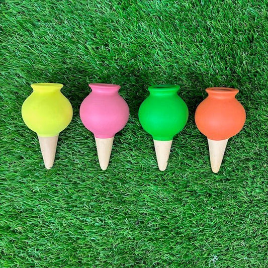 Ollas en céramique colorées pour irrigation - Jungle Feed