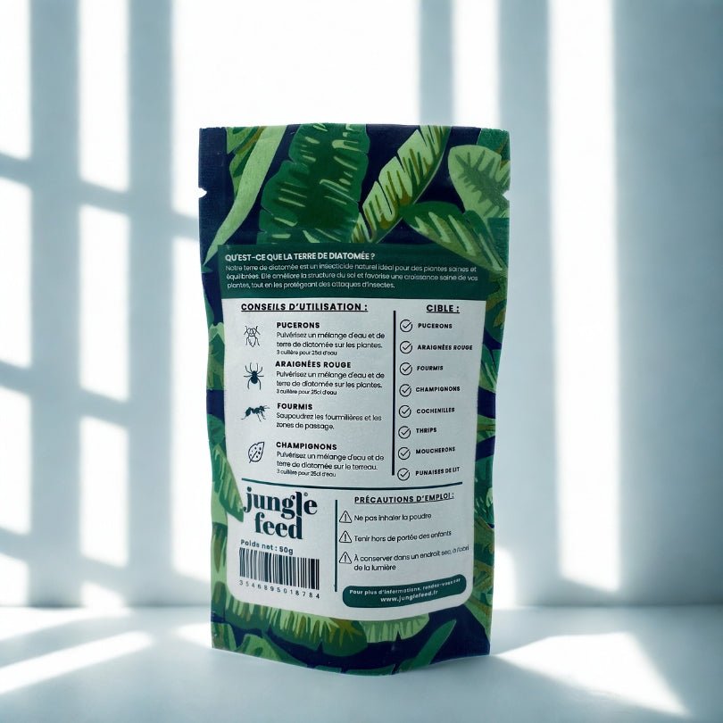 Terre de diatomée pure 50g - vue détaillée - Jungle Feed