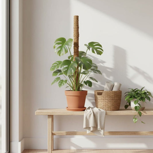 Tuteur XXL en fibre de coco pour plantes d'intérieur - Jungle Feed