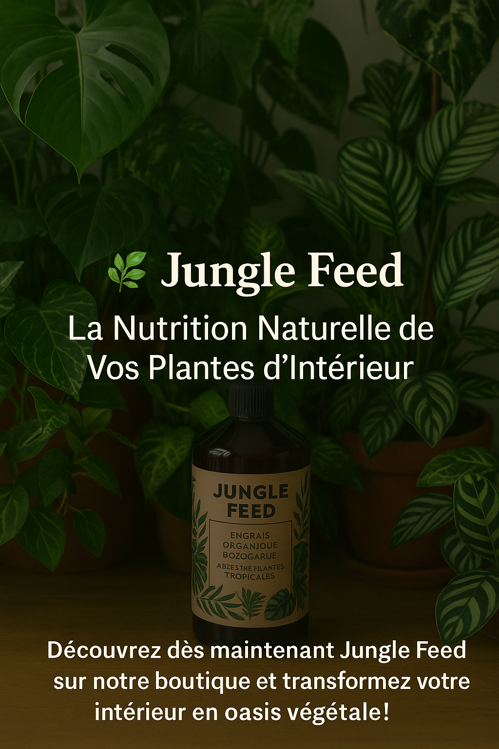 Jungle Feed : La Nutrition Naturelle de Vos Plantes d’Intérieur