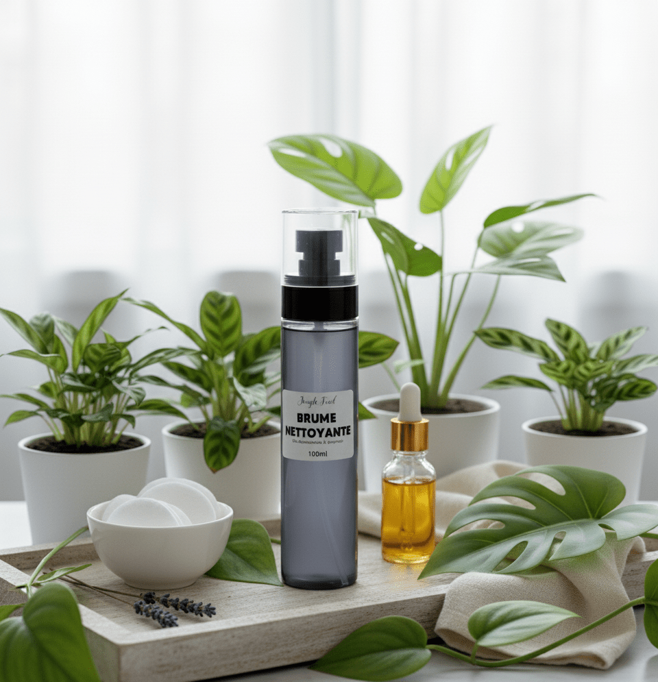 Brume nettoyante naturelle plantes d'intérieur - savon noir eau déminéralisée - Jungle Feed