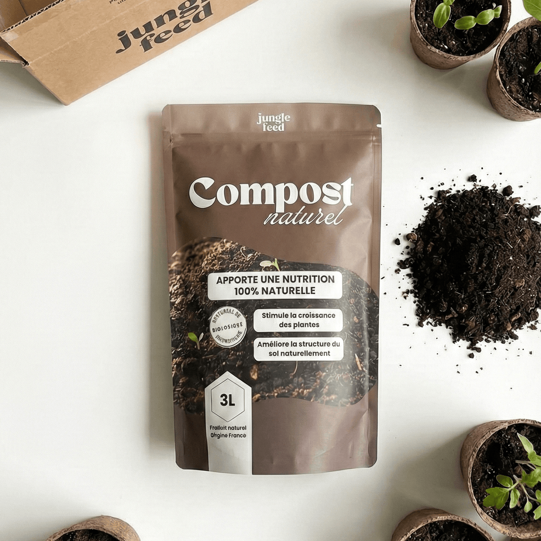 Découvrez notre nouveau compost naturel pour plantes d'intérieur - Jungle Feed