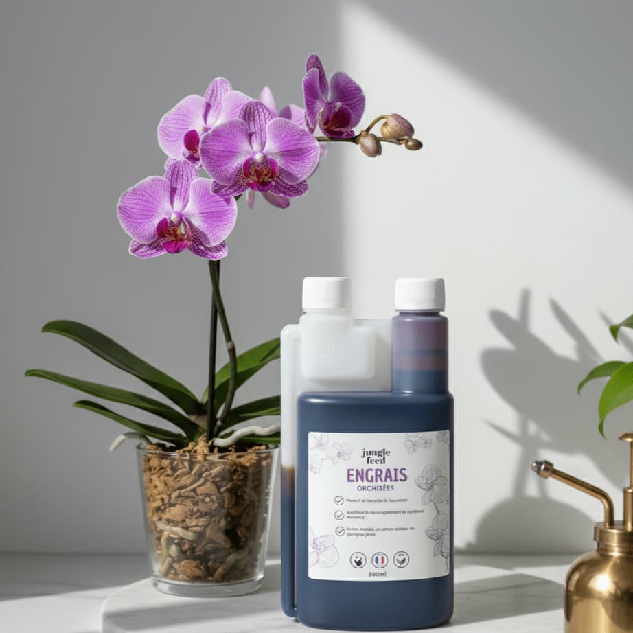 Engrais orchidée Jungle Feed vs Algoflash / Substral Orchidées : comparatif complet