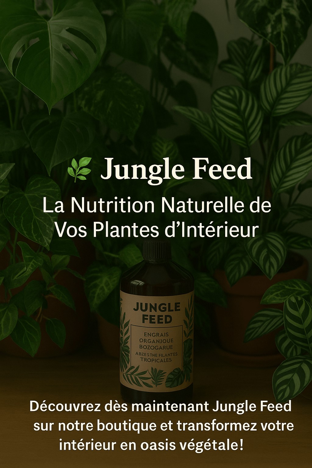 Jungle Feed : La Nutrition Naturelle de Vos Plantes d’Intérieur - Jungle Feed