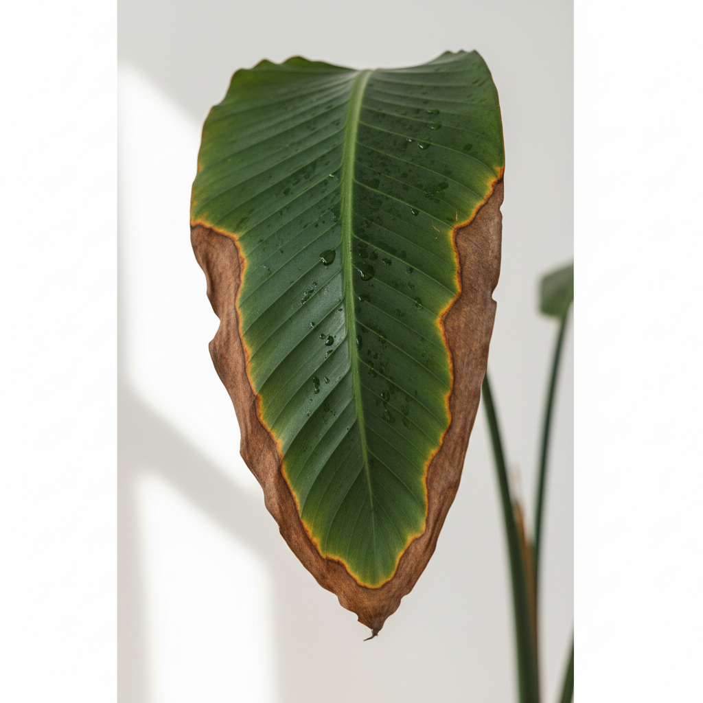 Pointes des feuilles qui brunissent : causes et solutions
