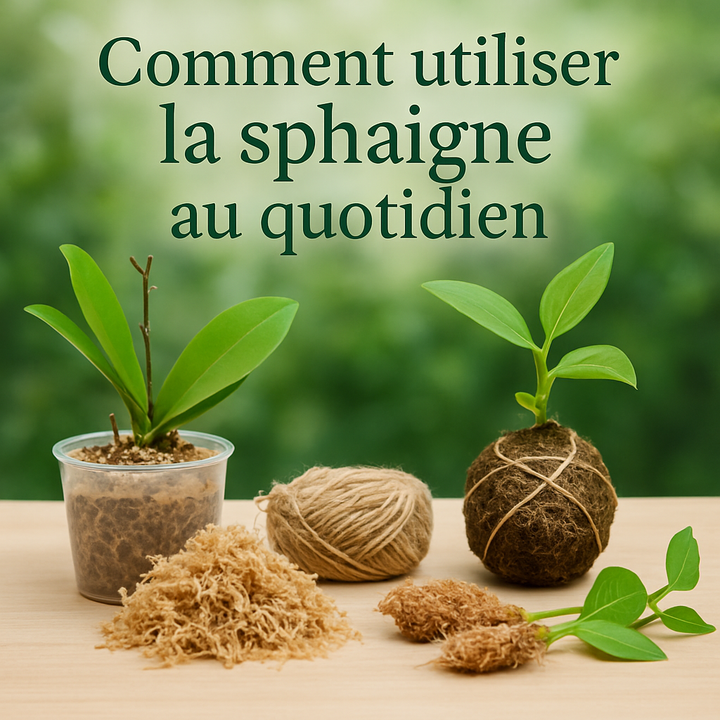 sphaigne dans diverse utilisation 