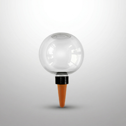 Globe d'arrosage Jungle Feed de 500ml, accessoire d'arrosage en plastique transparent pour un arrosage précis.