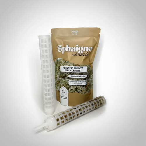 Kit Tuteur Sphaigne - 2 Tuteurs Empilables 50cm + Sphaigne 3L