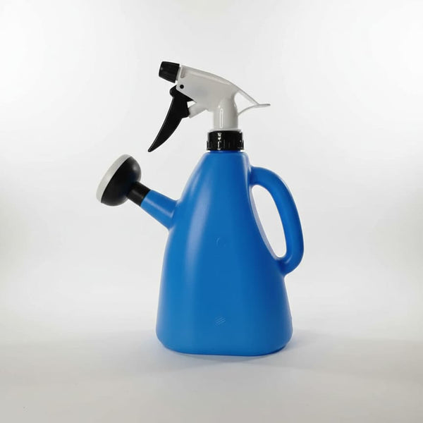 Arrosoir et vaporisateur 2-en-1 bleu pour plantes d'intérieur - Jungle Feed