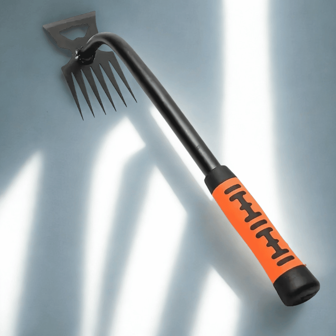 Désherbeur Manuel Multifonction 2 - en - 1 | Sarcloir - Grattoir de Jardin Ergonomique - Jungle Feed