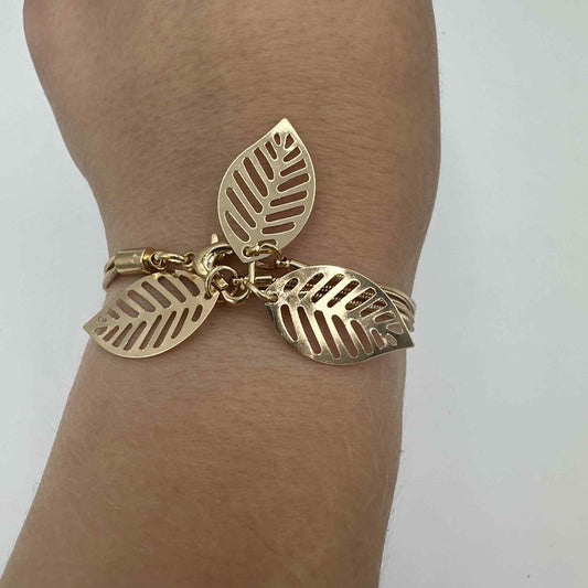 Pulsera de hojas