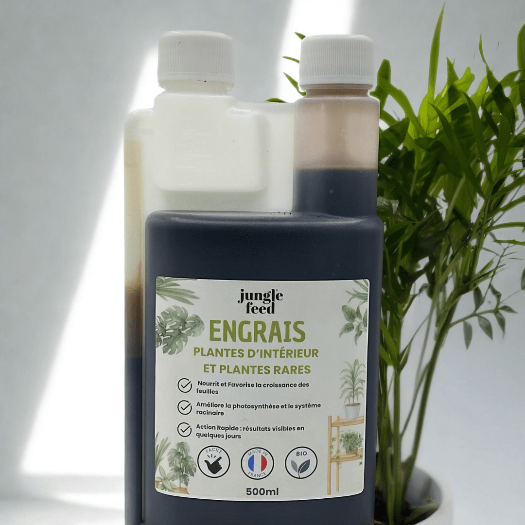 Engrais Plantes d'Intérieur et Plantes Rares 500ml - Utilisable en Agriculture Biologique | Jungle Feed - Jungle Feed