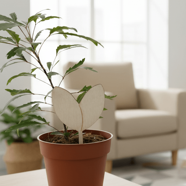 Étiquettes en bois pour nommer vos plantes - Jungle Feed