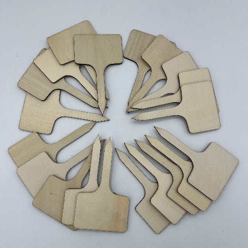 Étiquettes en bois pour nommer vos plantes - Jungle Feed