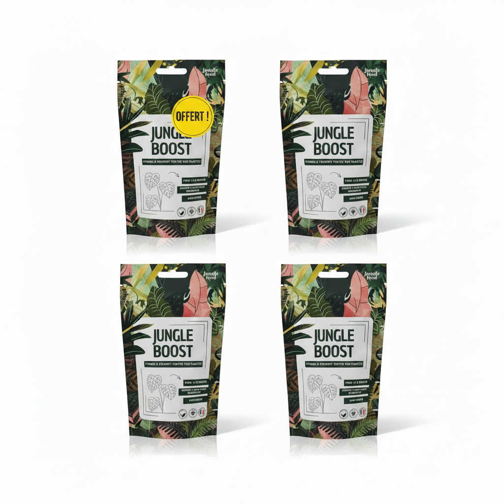 Lot 3+1 offert Jungle Boost - 4 sachets engrais organique bio 100g - Jungle Feed