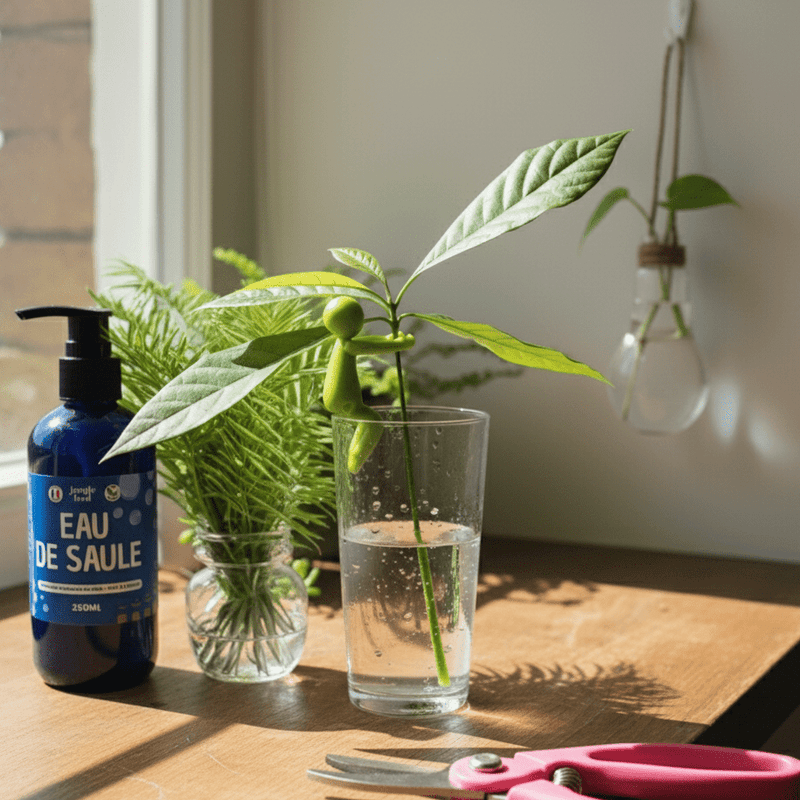 Kit Bouturage Complet : Cisaille, Eau de Saule & Vases Déco | Jungle Feed - Jungle Feed