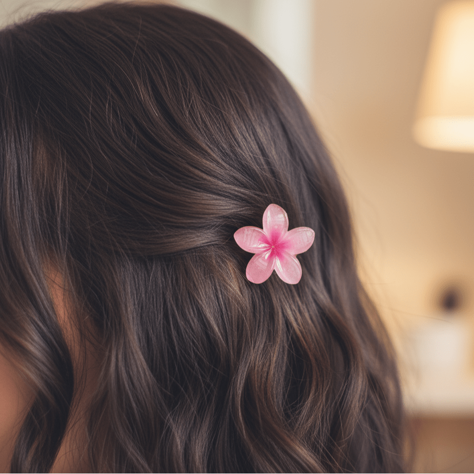 Mini Pince à Cheveux Fleur – L'Élégance Florale au Quotidien - Jungle Feed