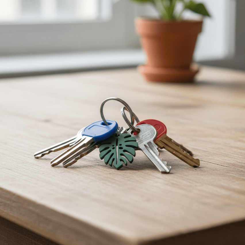 Mini porte - clé monstera - Jungle Feed