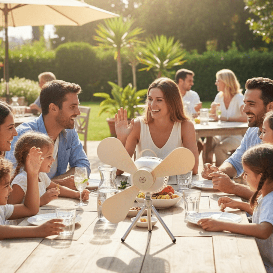 Mini Ventilateur Portable Anti-Moustique avec Trépied – USB Silencieux - Jungle Feed