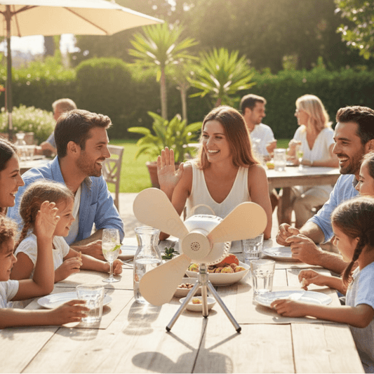 Mini Ventilateur Portable Anti - Moustique avec Trépied – USB Silencieux - Jungle Feed