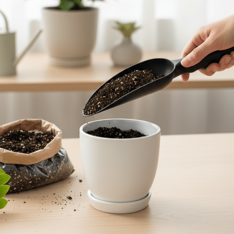 Pelle de rempotage et transplantation robuste pour plantes d'intérieur - Jungle Feed