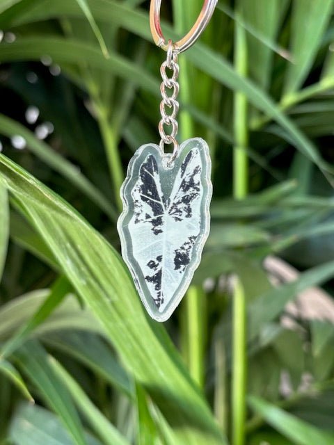 Porte - clés feuille de plante en acrylique - colorés et élégants - Jungle Feed