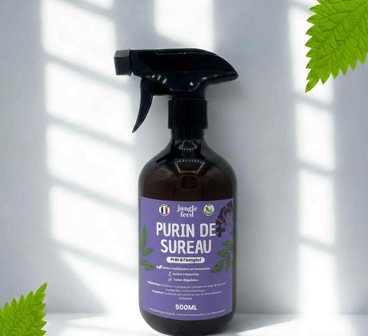 Purin de Sureau Bouclier Naturel 500ml - Nourrit & Protège | Jungle Feed - Jungle Feed