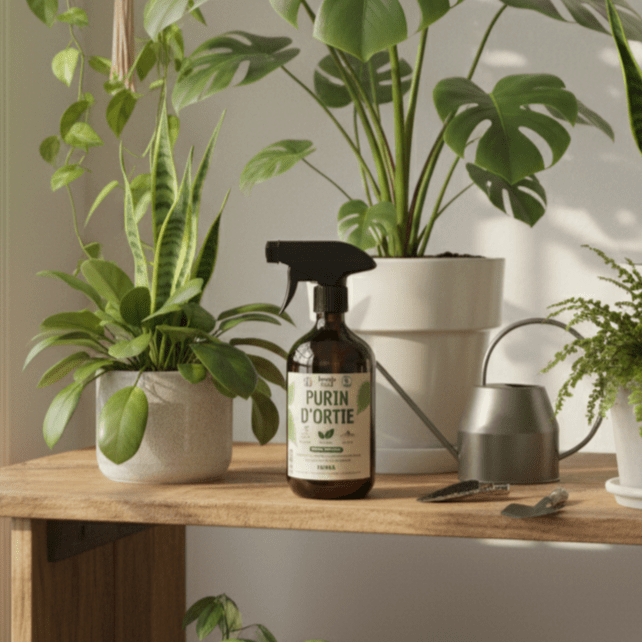Purin d'ortie bio 500ml made in France - flacon - Jungle Feed