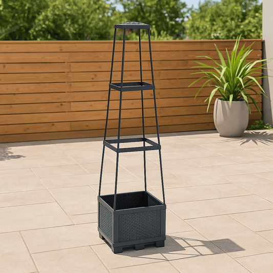 Support de Plantes en Treillis + Plant de Tomates - Idéal Terrasse & Balcon - Jungle Feed