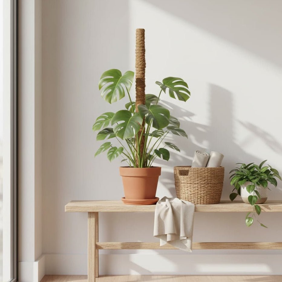 Tuteur XXL en fibre de coco pour plantes d'intérieur - Jungle Feed